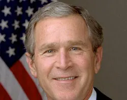 Former U.S. president George W. Bush