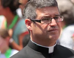 Msgr. Fabian Pedacchio Leaniz in the Vatican on June 23, 2013. Credit: Alan Holdren/CNA.