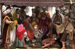 Designer says it was an honor to present nativity to Pope