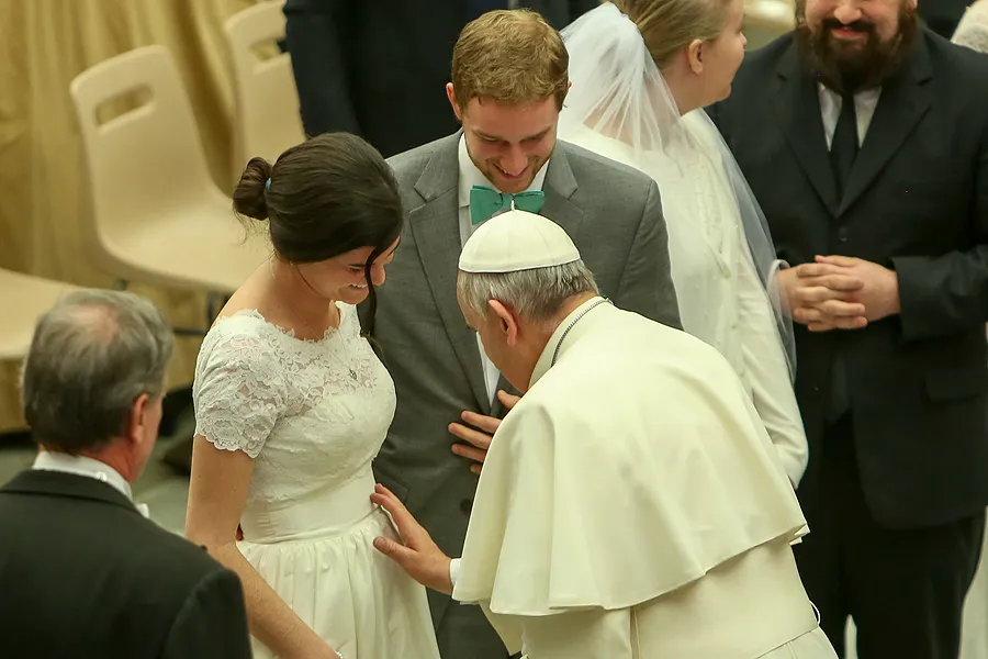 Pope Francis on marriage It's not about the dress or