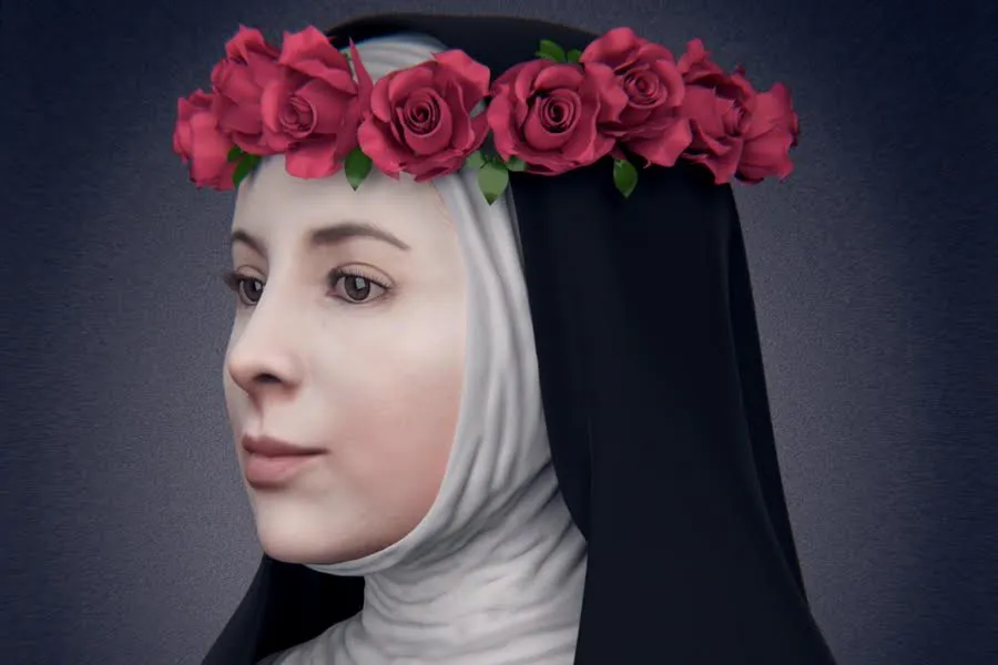 Is this what Saint Rose of Lima looked like?