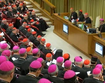Bishops at the 2012 Synod. Credit: David Kerr/CNA.