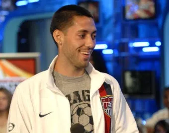 Clint Dempsey at FUSE event With Three Days Grace in 2006. Credit: G. Gershoff/WireImage/Getty Images. 