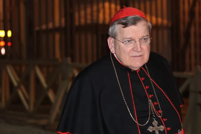 Cardinal Raymond Burke. Credit: Bohumil Petrik/CNA.