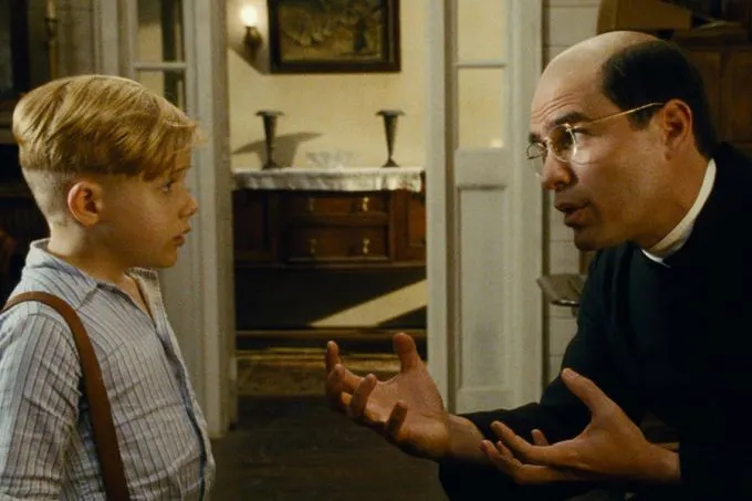 Jakob Salvati and Eduardo Verastegui star in 'Little Boy.' Courtesy of Metanoia Films.
