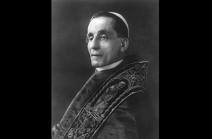 Benedict XV, circa 1915. Photo courtesy of the United States Library of Congress.