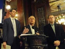 Attorney Jeff Anderson appears at one of his high-powered news conferences