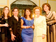 Laura Peters, Marjorie Dannenfelser, Jill Sanders, Mary Ellen Bork, and Genevieve Wood. (l tor) Photo courtesy of SBA List.