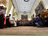 Pope Francis meeting the Holy Synod of the Bulgarian Orthodox Church, Sofia, May 5, 2019 - 