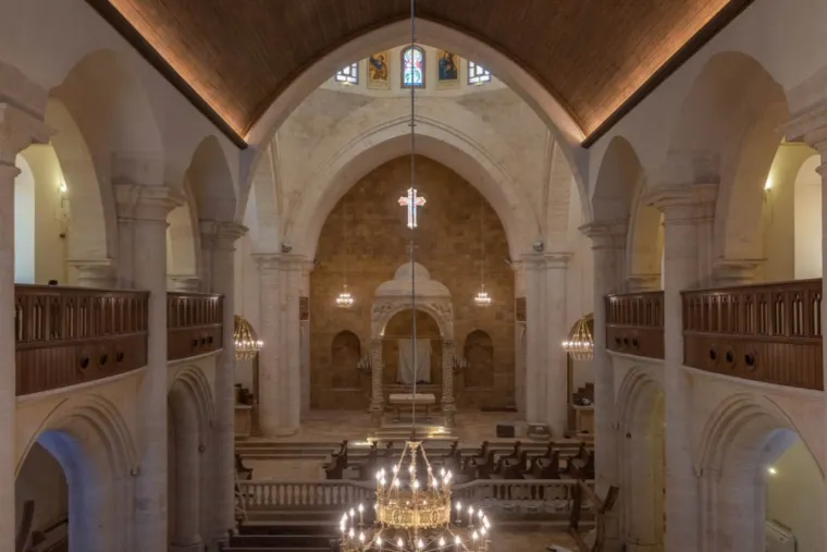 The restored Maronite Cathedral of St. Elijah in Aleppo, Syria. Credit: Aid to the Church in Need.
