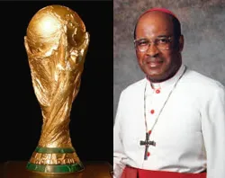 The World Cup trophy and Cardinal Wilfrid Napier.?w=200&h=150