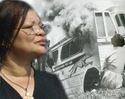 Alveda King and a picture of Freedom Riders who were attacked for riding a bus in Alabama.?w=200&h=150