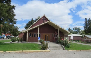 Sacred Heart parish in Brewster, Wash., which suffered some fire damage in an apparent arson attack, Nov. 15, 2020. Photo courtesy Brewster Parroquia Sagrado Corazon.