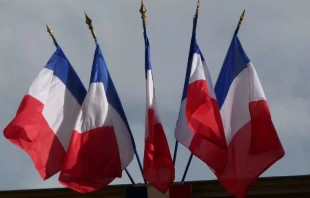French flags. Public domain.