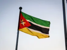 The flag of Mozambique. 