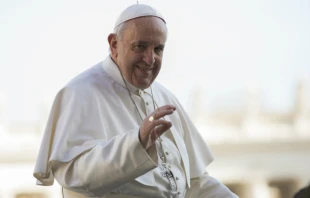 Pope Francis at the general audience Feb. 27, 2019.   Marina Testino.