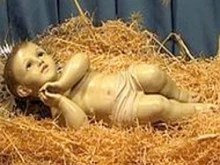 The Little Child Jesus statue from Bethlehem.