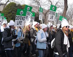 College women march in support of the unborn at the Jan. 24 March for Life?w=200&h=150