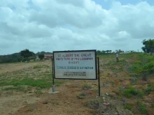 The entrance to Christ the King Major Seminary in Fayit, Fadan Kagoma, Nigeria, whence three seminarians were abducted Oct. 11, 2021.