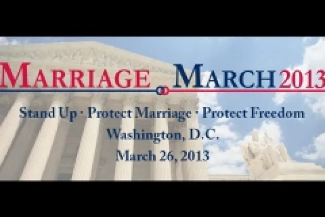 2013 March for Marriage logo CNA US Catholic News 2 7 13