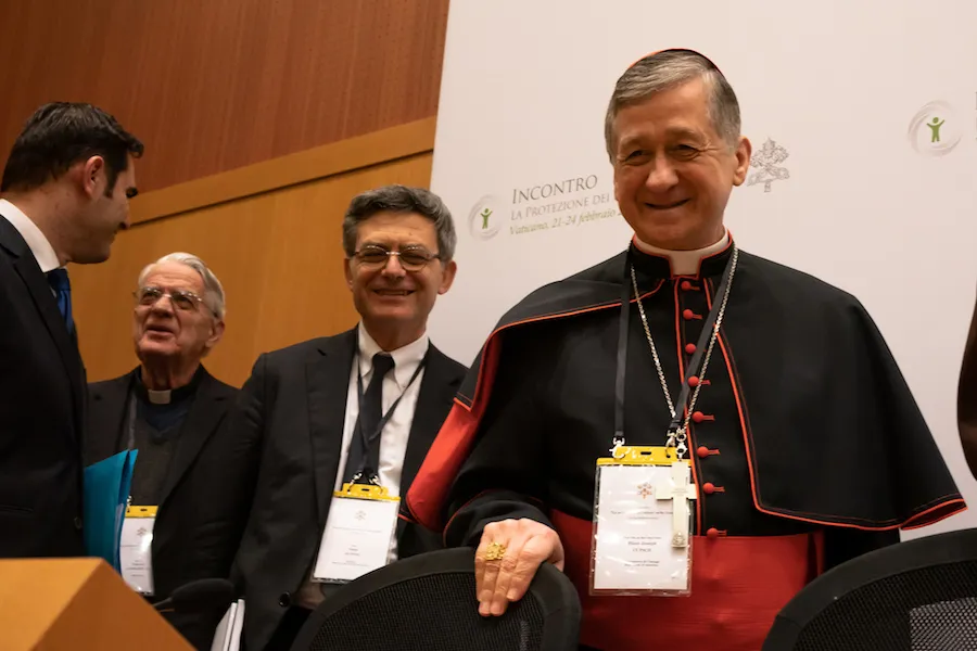 Blase Cardinal Cupich of Chicago during a press briefing in Rome, Feb. 22, 2019.?w=200&h=150