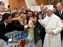 Pope Francis during audience with the Worldwide Prayer Network June 28, 2019. 