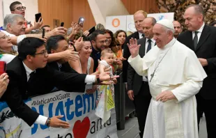 Pope Francis during audience with the Worldwide Prayer Network June 28, 2019.   Vatican Media