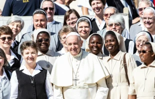 Pope Francis at the general audience Sept. 11, 2019.   Daniel Ibanez/CNA.