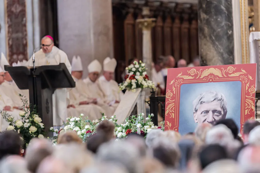 Bishop Robert Byrne preaches at an Oct. 14 Mass celebrating St. John Henry Newman. ?w=200&h=150