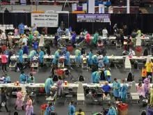 2019 Mid-Maryland Mission of Mercy dental event. Photo courtesy of Catholic Charities of the Archdiocese of Washington.