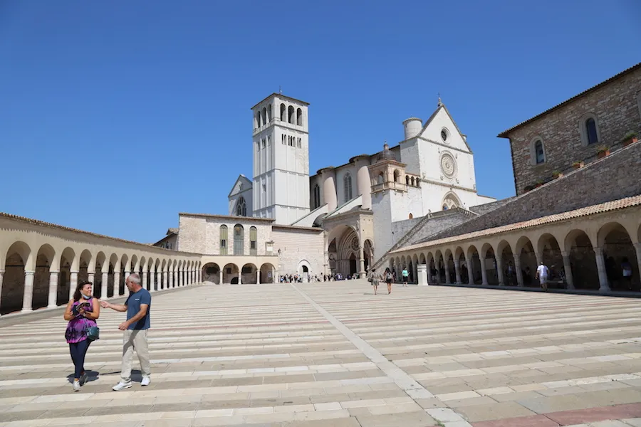 The Basilica of St. Francis in Assisi, Aug. 2, 2020. ?w=200&h=150