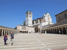 The Basilica of St. Francis in Assisi, Aug. 2, 2020. 