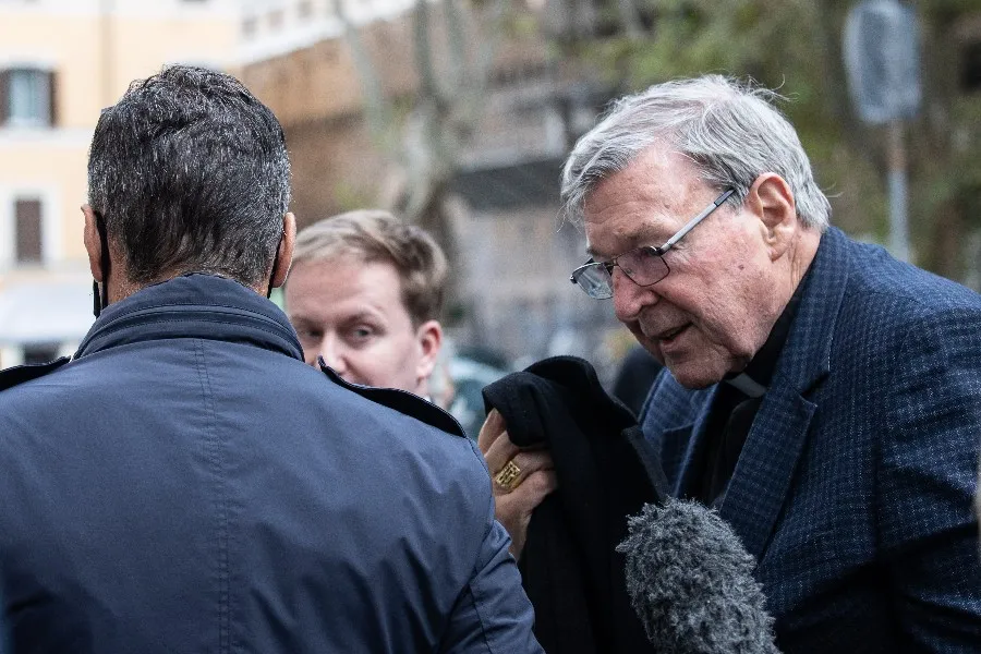 Cardinal George Pell arrives in Rome Sept. 30, 2020. ?w=200&h=150