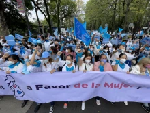 The March for Women and for Life in Mexico City, Oct. 3, 2021.
