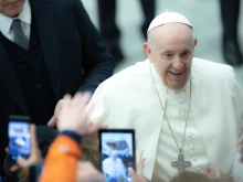 Pope Francis during his general audience in Paul VI Hall on January 26, 2022.