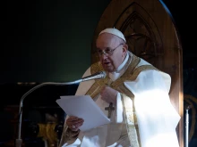 Pope Francis celebrated Mass at the Cathedral of Asti, in northern Italy, for the Solemnity of Christ the King on Nov. 20, 2022.