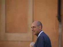 Cardinal Víctor Manuel Fernández, the Vatican’s current doctrinal chief and principal drafter of “Fiducia Supplicans,” is shown during the Synod on Synodality at the Vatican, Oct. 9, 2023.