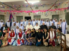 Sister Tiziana Merletti meets with nuns and aspirants at Mary House in Tejgaon, Dhaka, Bangladesh, in December 2025.