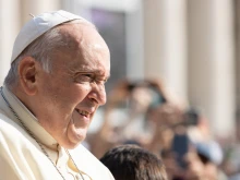 Pope Francis at the general audience in St. Peter's Square on June 28, 2023.
