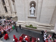 A new statue of St. Andrew Kim Tae-gŏn, a Korean martyr, was unveiled at St. Peter's Basilica on Sept. 16, 2023.