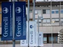 A view of Rome’s Gemelli Hospital where Pope Francis was delivered Feb. 14, 2025, to receive treatment for bronchitis.