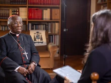 Cardinal Francis Arinze speaks to EWTN News on Thursday, Feb. 20, 2025