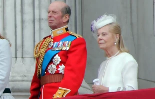 The Duke and Duchess of Kent stand on a balcony at Buckingham Palace during the annual Trooping the Colour Ceremony on June 15, 2013, in London. Credit: Carfax2/CC BY-SA 3.0 via Wikimedia Commons