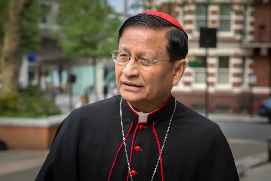 Cardinal Charles Maung Bo in London, England, on May 12, 2016. Credit: Mazur/catholicnews.org.uk.?w=200&h=150