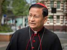 Cardinal Charles Maung Bo in London, England, on May 12, 2016. Credit: Mazur/catholicnews.org.uk.