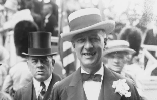 Al Smith (right)   George Grantham Bain collection at the Library of Congress. Public Domain.