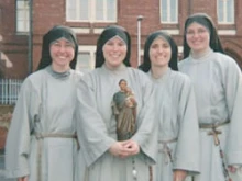 Sr. Catherine Holum (far left) poses with Sr. Jacinta Pollard, Sr. Felicity Bouchard and Sr. Mary Pieta Geier. 