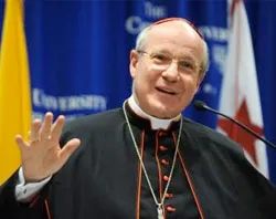 Cardinal Christoph Schönborn addresses a packed room at Catholic University of America. ?w=200&h=150