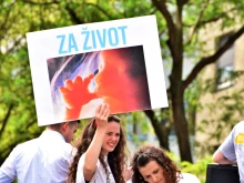The sixth national Walk for Life in Zagreb, Croatia, May 29, 2021.