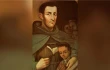 A painting of Franciscan missionary Pedro de Gante with Juan Diego, whom the friar baptized along with Diego’s wife in 1525.